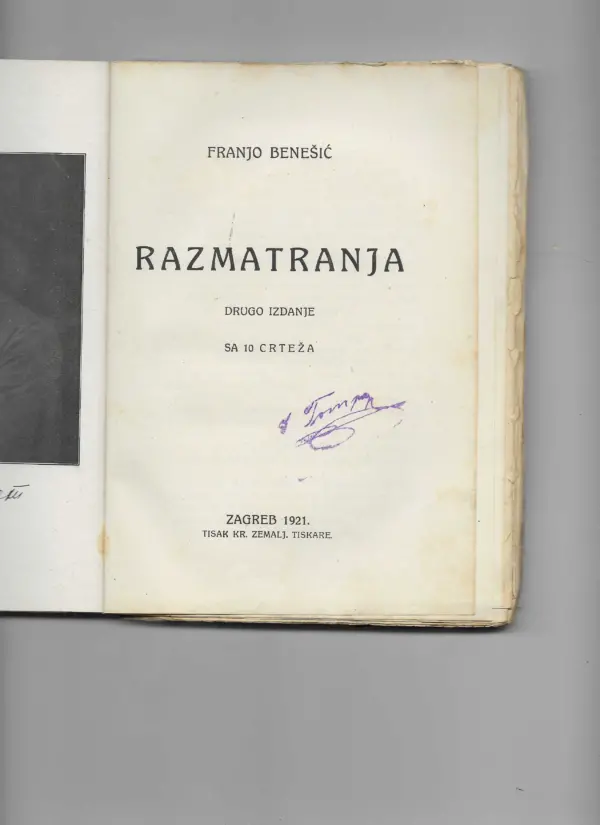 franjo benešić: razmatranja