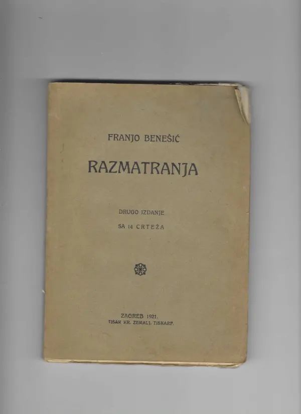 franjo benešić: razmatranja