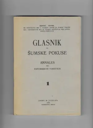 glasnik za šumske pokuse br. 1