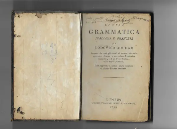 ludovico goudar: la vera grammatica italiana e francese