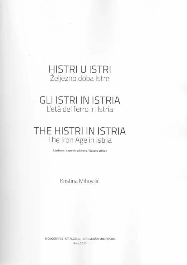 kristina mihovilić: histri u istri