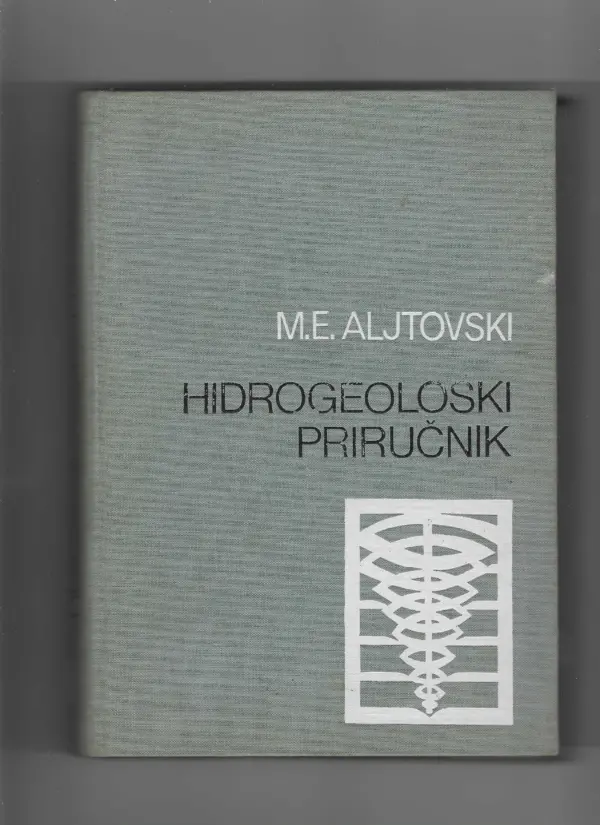 m. e. aljtovski: hidrogeološki priručnik