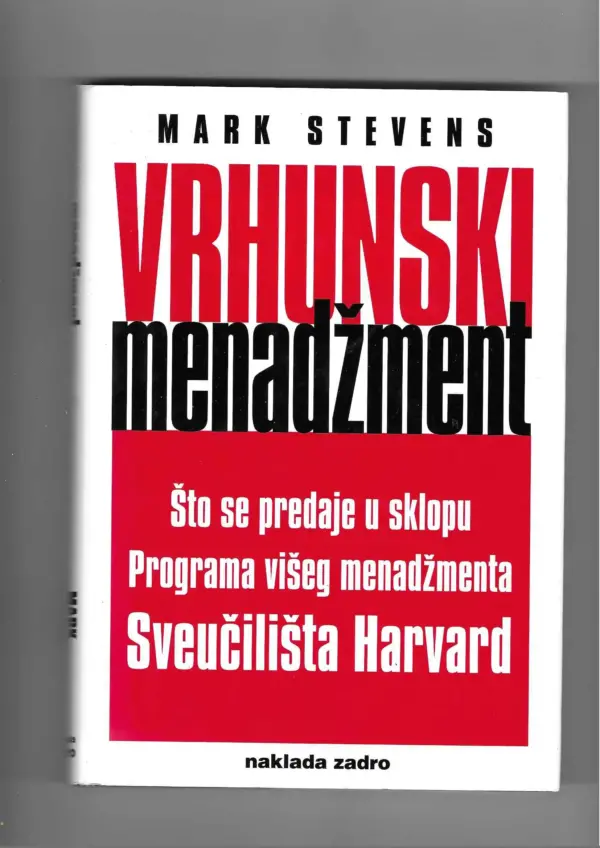 mark stevens: vrhunski menadžment