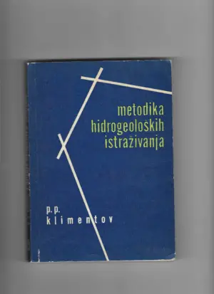 p. p. klimentov: metodika hidrogeoloških istraživanja