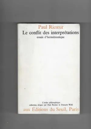 paul ricœur: le conflit des interprétations