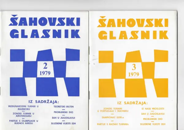 Šahovski glasnik 1-12/1979