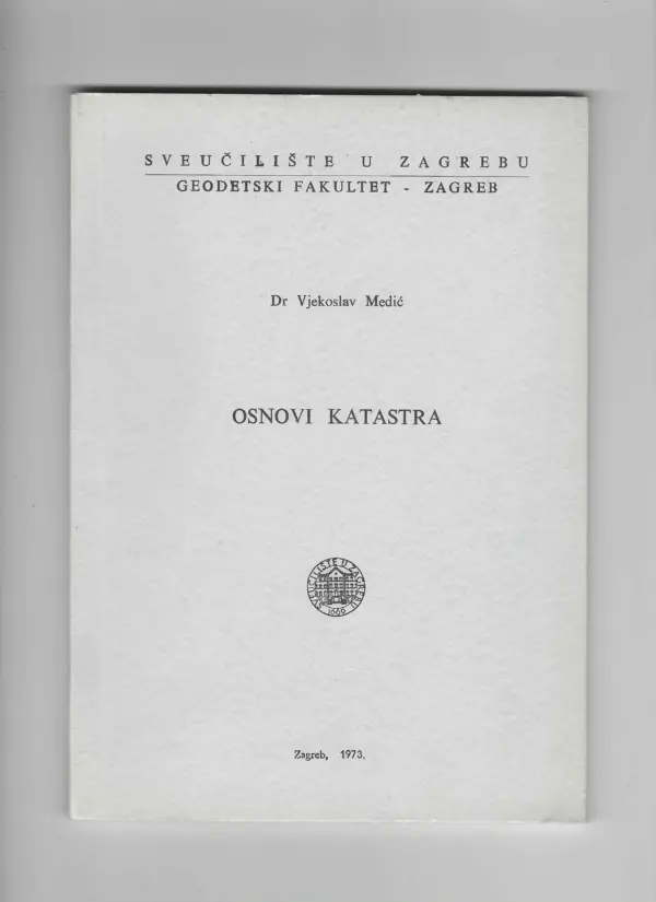 vjekoslav medić: osnovi katastra