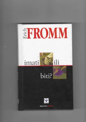 erich fromm: imati ili biti?