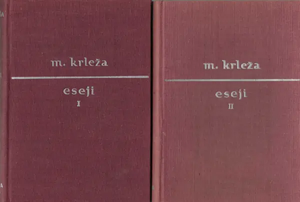 miroslav krleža: eseji 1-2