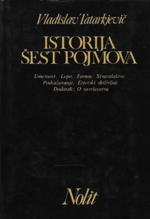 vladislav tatarkjevič: istorija šest pojmova