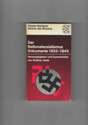 walter hofer: der nationalsozialismus dokumente 1933-1945