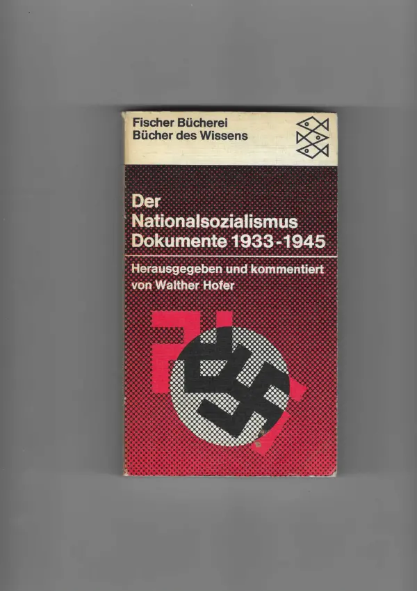 walter hofer: der nationalsozialismus dokumente 1933-1945