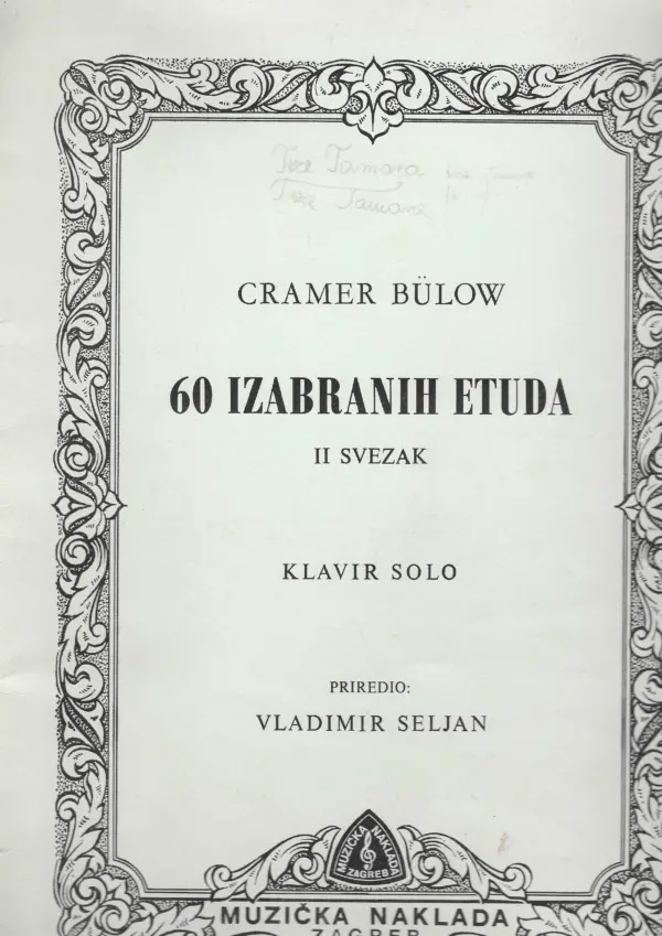 cramer bülow: 60 izabranih etuda