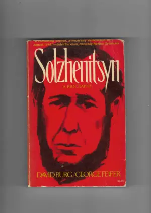 david burg i george feifer: solzhenitsyn - a biography