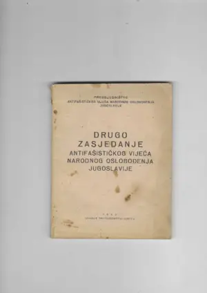 drugo zasjedanje antifašističkog vijeća narodnog oslobođenja jugoslavije