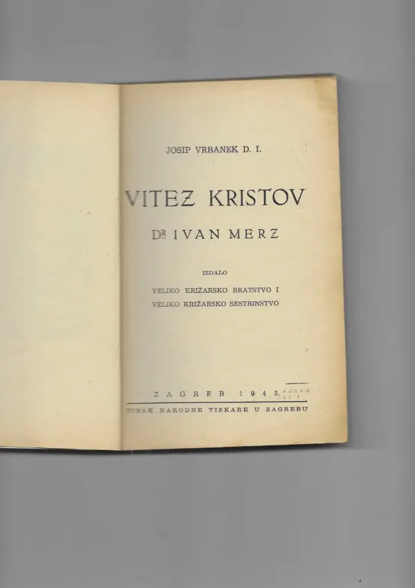 ivan merz: vitez kristov