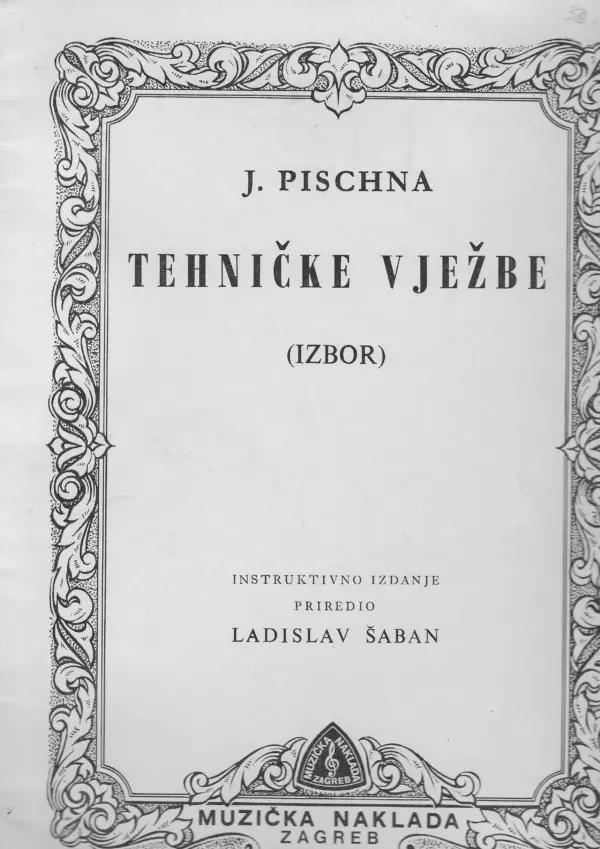 j. pischna: tehničke vježbe