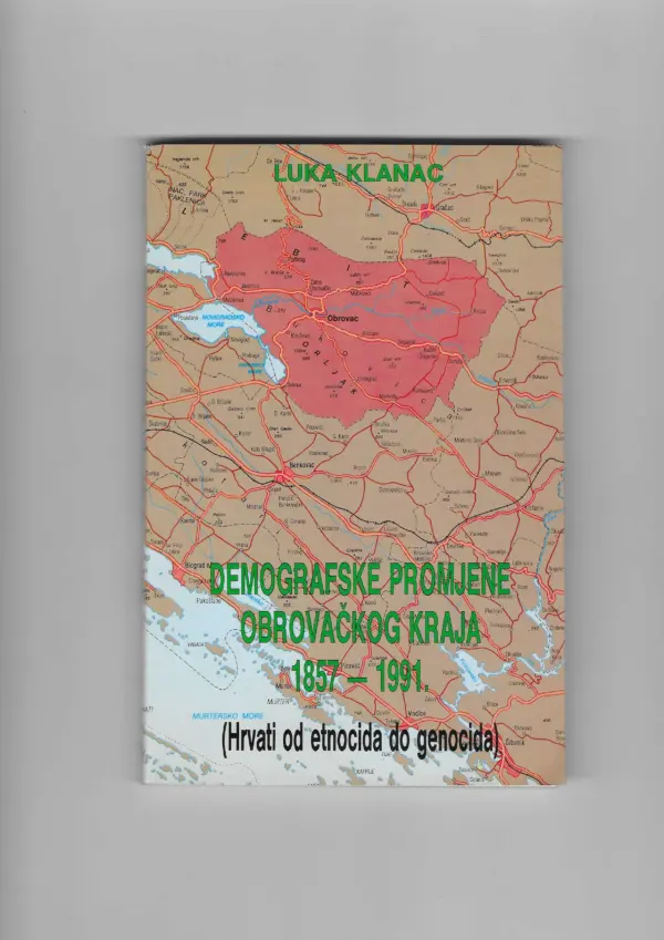 luka klanac: demografske promjene obrovačkog kraja 1857.-1991.