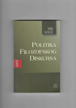 mile savić: politika filozofskog diskursa