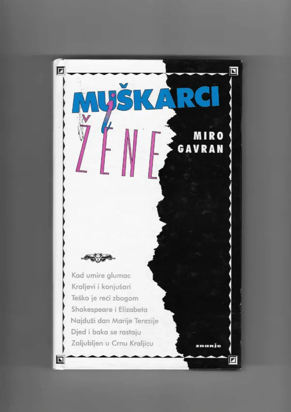 miro gavran: muškarci i žene