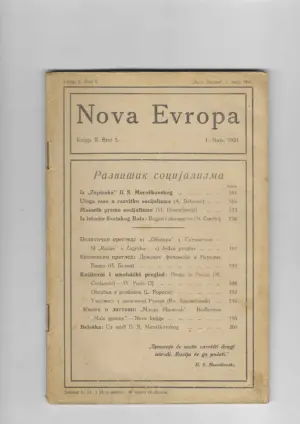 nova evropa knjiga ii. broj 5.