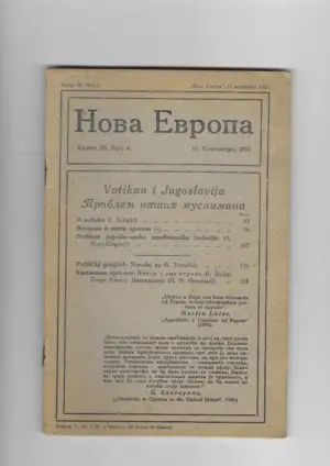 nova evropa knjiga iii. broj 4.