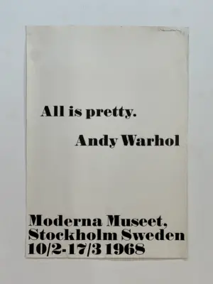 plakat - andy warhol (all is pretty)