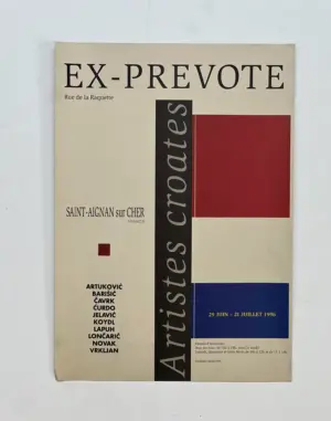 plakat - ex prevote (artistes croates)