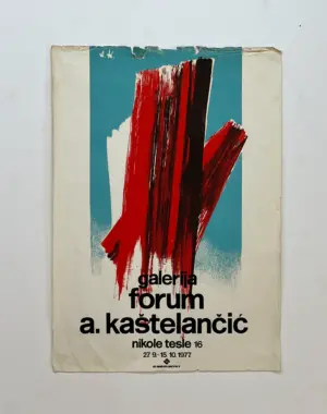 plakat - galerija forum a. kaštelančić