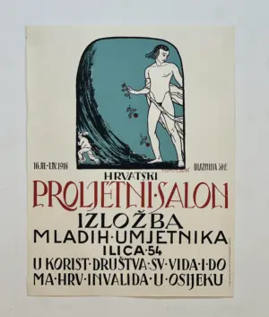 plakat - hrvatski proljetni salon