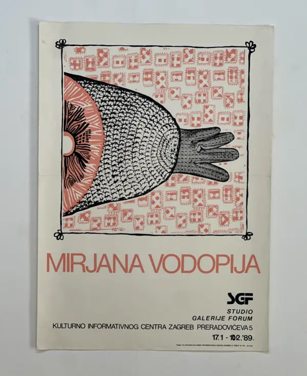 plakat - mirjana vodopija