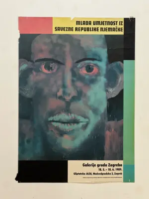 plakat - mlada umjetnost iz savezne republike njemačke