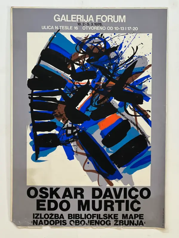 plakat - oskar davičo/edo murtić