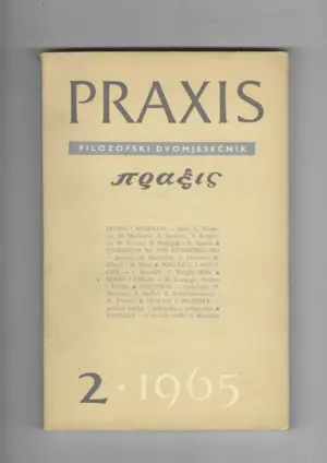 filozofski časopis praxis br. 2/1965.