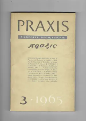 filozofski časopis praxis br. 3/1965.