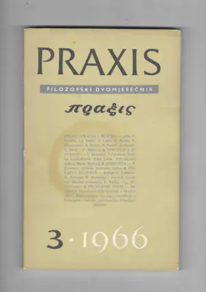 filozofski časopis praxis br. 3/1966.