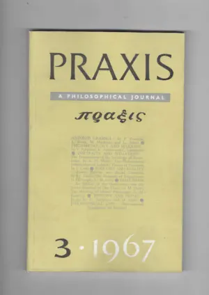 filozofski časopis praxis br. 3/1967.