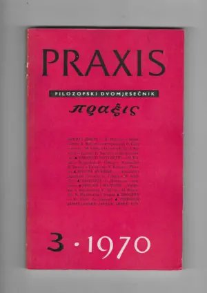 filozofski časopis praxis br. 3/1970.