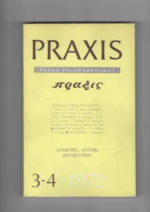 filozofski časopis praxis br. 3-4/1972.