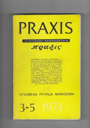 filozofski časopis praxis br. 3-5/1974.