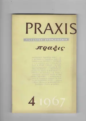 filozofski časopis praxis br. 4/1967.