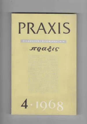 filozofski časopis praxis br. 4/1968.