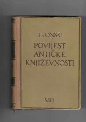 tronski: povijest antičke književnosti