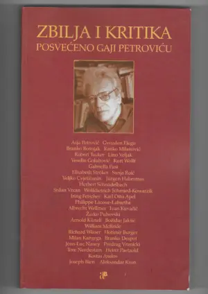 urednici: zbilja i kritika- posvećeno gaji petroviću