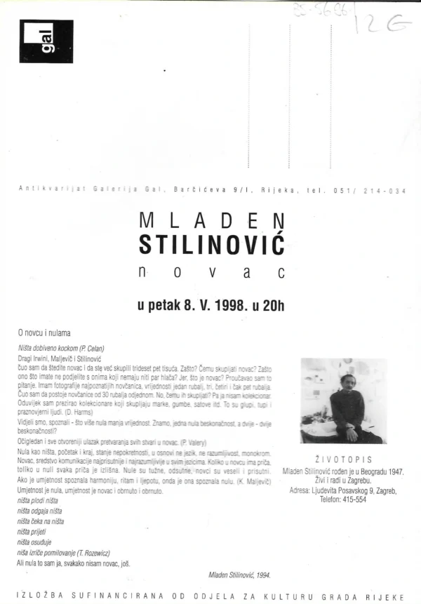 Mladen Stilinović: Novac - Image 2