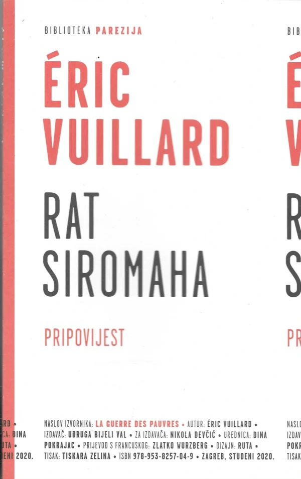 Éric Vuillard: Rat siromaha