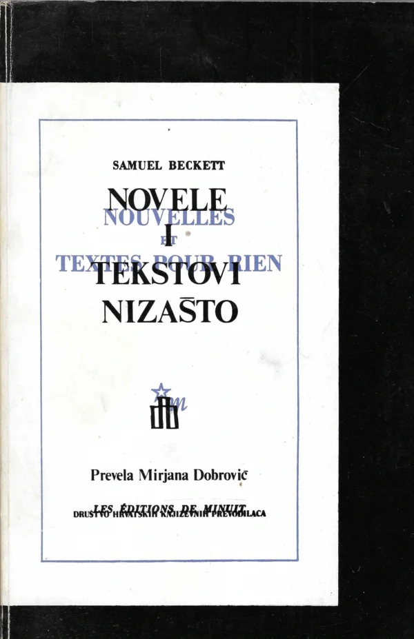 Samuel Beckett: Novele i tekstovi nizašto