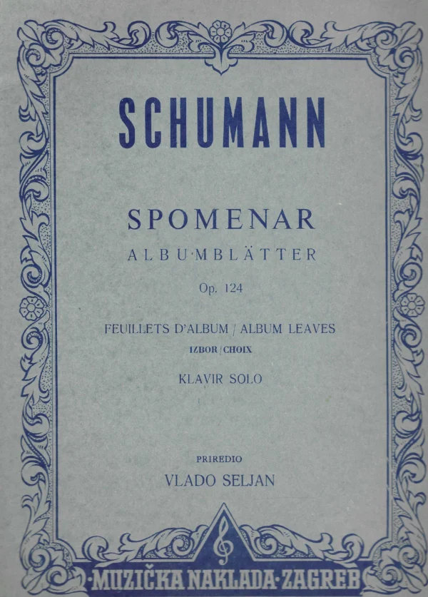 Robert Schumann: Spomenar