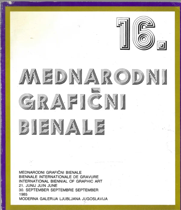 16. Međunarodni grafični bienale 1985.