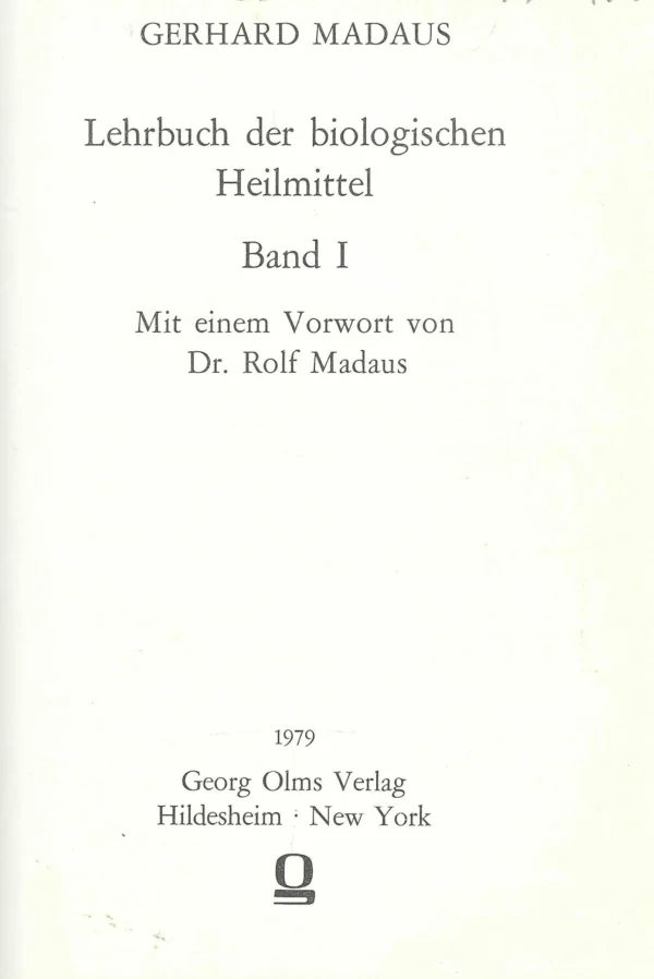 Gerhard Madaus: Lehrbuch der biologischen Heilmittel 1-3 - Image 2